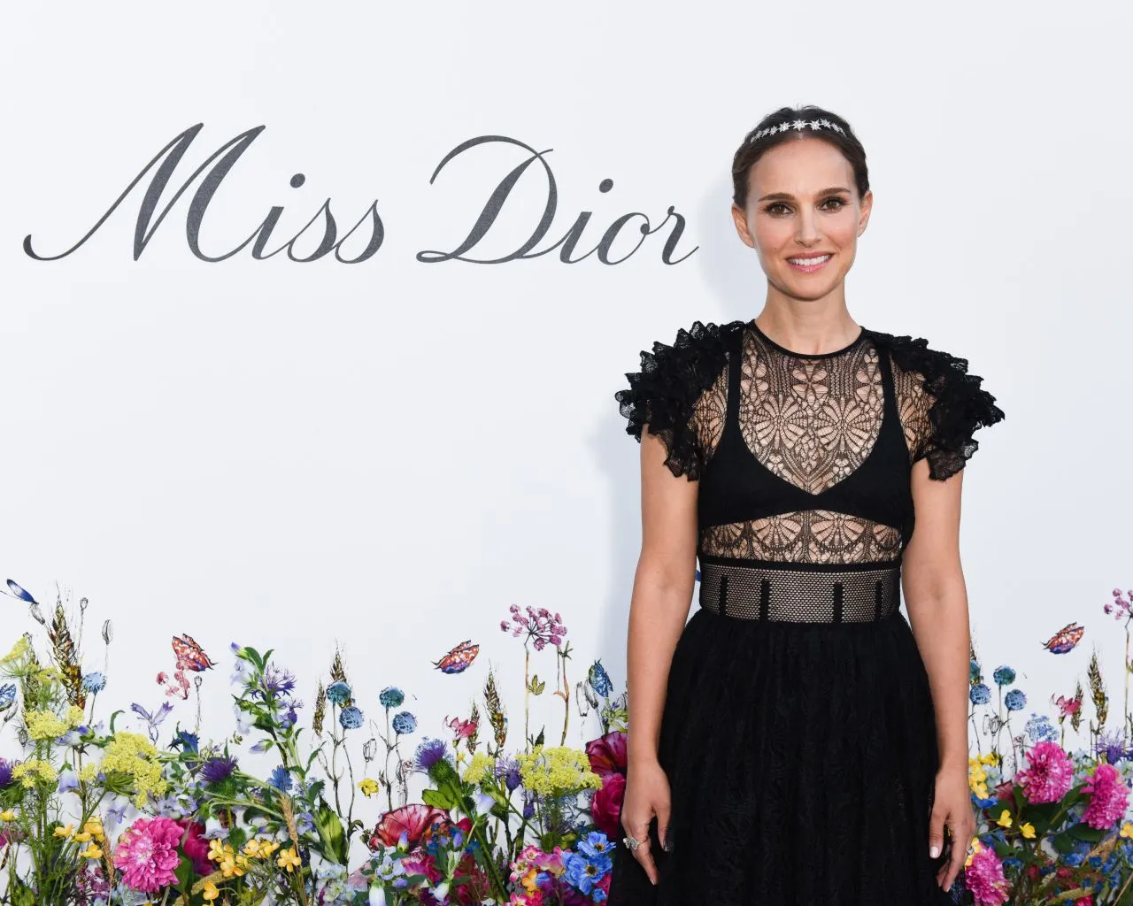 Natalie Portman Stills in Miss Dior Millefiori Garden Pop Up Opening in Los Angeles6